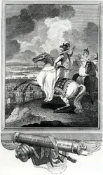 Królowa Elżbieta w obozie w Tilbury, 1811