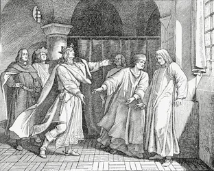Pojednanie Ludwika IV, króla Rzymian, z Fryderykiem Pięknym, królem Niemiec w 1325, 1882