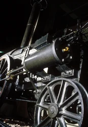 Szczątki rakiety Stephensons, 1829 (metal) (szczegół)