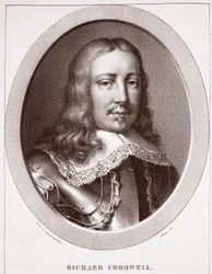 Richard Cromwell, przypisywany Maurinowi, ryty przez de Langlume