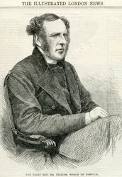 Prawy ks dr Pelham, biskup Norwich z The Illustrated London News 14 października 1865 r