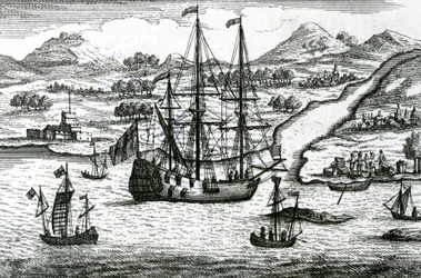 Robinson Crusoe ucieka z Kambodży wchodzi do portu w północnej części Chin
