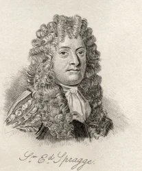 Sir Edward Spragge, z „Słownika historycznego Krabba”, opublikowanego w 1825 r.