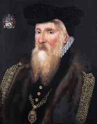 Sir Gilbert Dethick, Król Broni do Podwiązki