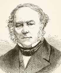 Sir Rowland Hill, z „The National and Domestic History of England” Williama Hickmana Smitha Aubreya (1858-1916) opublikowanego w Londynie ok. 1890 r.