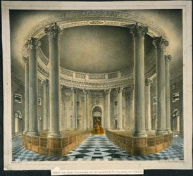 Kościół św. Andrzeja, Madras, ok. 1825 (kolor lito)