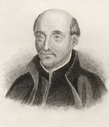 Święty Ignacy Loyola, z „Crabbes Historical Dictionary“, opublikowanego w 1825 roku