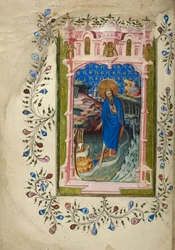 Jana Chrzciciela z Agnus Dei 1405-10 (kolor na pergaminie)