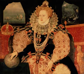 Portret królowej Elżbiety I z Armadą, ok. 1590