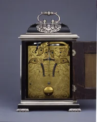 Barnard Tompion, Tompion and Banger, Londyn, nr 460, uderzający zegar na wsporniku, ok. 1708