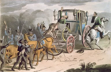 Zdobycie karety Bonapartes pod Waterloo, 18 czerwca 1815, 1816