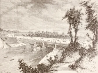 Most Girard Point (litho)