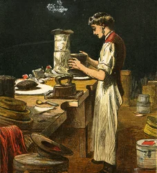 Kapelusznik, 1867