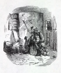 Dom Rick-Burnera, ilustracja z „Punch”, 1844