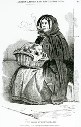 Irlandzki sprzedawca uliczny, ok. 1840 r