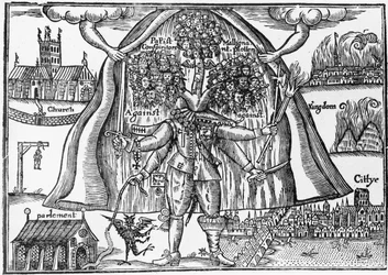 Potwór Królestwa ujawniony z nieba, ok. 1640-43