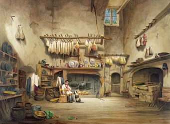 Kuchnia, Cotehele House, ok. 1830-40