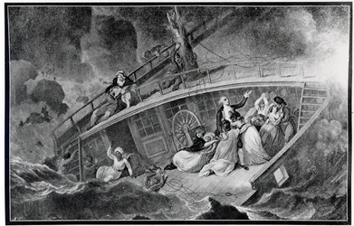 Strata East Indiaman "Halsewell", 6 stycznia 1786 r.