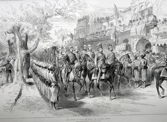 Książę Walii w Delhi: Chandry Chowk