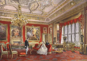 Pokój Rubensa, Zamek Windsor, z Pomnika małżeństwa Edwarda VII i Aleksandry z Danii, wyd. 1864