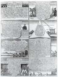 Uroczysta Liga i Przymierze z 1643 r., rytowane przez W. Hollara (1607-77)