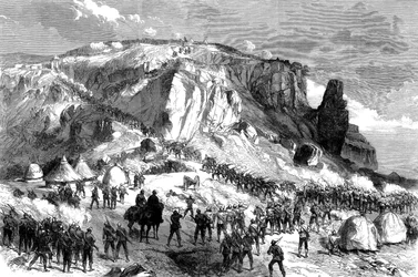 Szturm na Magdalę, w Niedzielę Wielkanocną, 13 kwietnia 1868, z Wyprawy Brytyjskiej do Abisynii, 1868