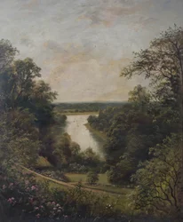 Tamiza z ogrodów tarasowych, Richmond, Surrey