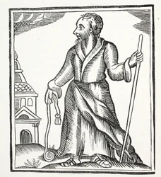 The Wandering Jew, ilustracja z książki Rozdział XVIII, autorstwa Johna Ashtona, wyd. 1882