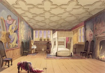 Biały pokój, dom Cotehele, ok. 1830-40