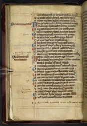 Pierwsza odnotowana wzmianka o wyrażeniu „Abrakadabra”, jako leku na malarię, pochodzi z „Liber medicinalis”, napisanego przez Quintusa Serenusa Sammonicusa, Canterbury (atrament i kolor na welinie)