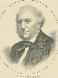 Nieżyjący już lord Westbury, były kanclerz (rycina)