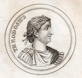 Teodozjusz Wielki, ze „Słownika historycznego Krabba”, opublikowanego w 1825 r.