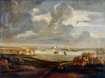 Three Castle in the Downs (olej na płótnie)