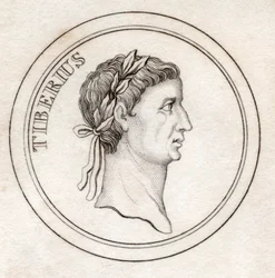 Tyberiusz I, ze „Słownika historycznego Krabba”, opublikowanego w 1825 r.