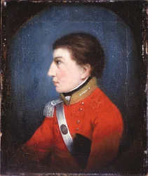 Niezidentyfikowany oficer piechoty, ok. 1800