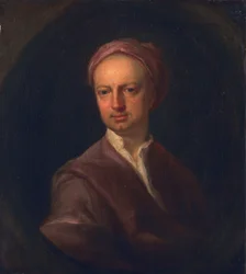 Nieznany mężczyzna, zwany Oliver Goldsmith, ok. 1730 r.