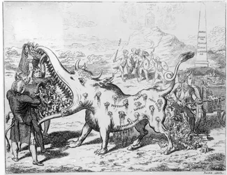 Szczepienie, opublikowane przez J. L. Stuarta, 1802
