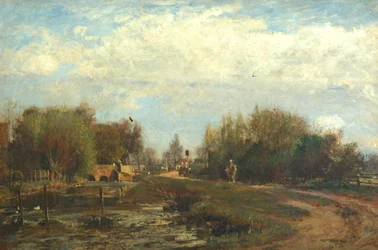 Staw wiejski w Armsbridge