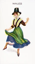 Walia, karta papierosów, 1915