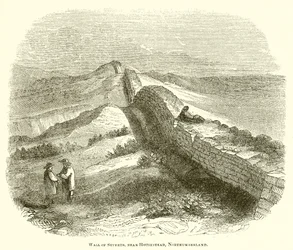 Ściana Severusa, w pobliżu Housestead, Northumberland