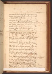 Relacja Williama Camdena o panowaniu Elżbiety I, Cotton MS Faustina III f.111r.