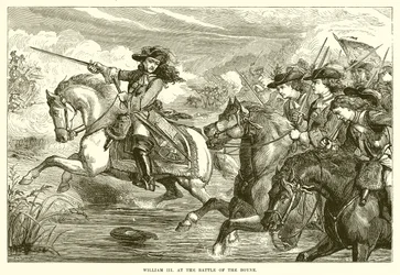 Wilhelm III w bitwie pod Boyne