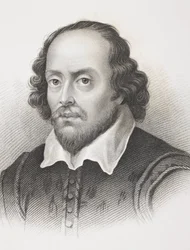William Shakespeare, z "Galerii portretów historycznych", opublikowanej ok. 1880 r.