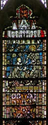 Okno c6-7 przedstawiające scenę Zmartwychwstania: Noli Me Tangere