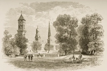 ییل کالج، نیو هیون، په c.1870 کې، د 