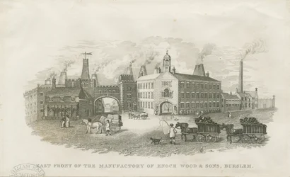 Burslem - fabryka Enoch Wood & Sons: staloryt, bd [?XIX w.]