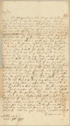 List do Allice Jones, Concord, Massachusetts, 7 października 1755 (pióro i atrament na papierze)