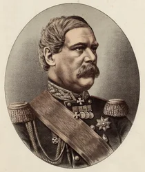 Generał Francis Edward Todleben (kolor lito)