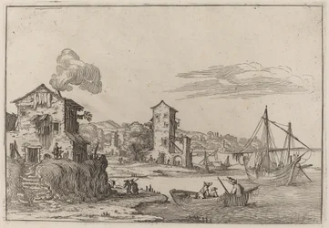 Rustykalny port morski