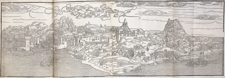Panoramiczny widok na Candia